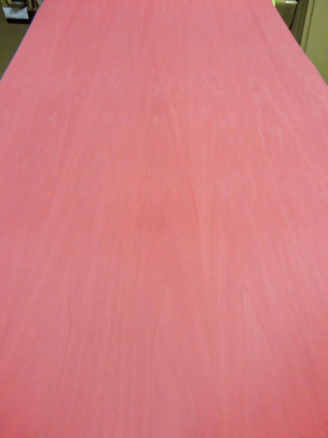 Red Poplar Dyed Wood Veneer Sheet 48" x 96" with Paper Backer 1/40" Thickness