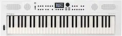 Teclado Roland GO:KEYS 5 para Criação Musical | Teclado de 61 Teclas | Alto-falantes Estéreo Integrados | Entrada para Microfone | Suporte Bluetooth Áudio/MIDI para Streaming de Música - Branco