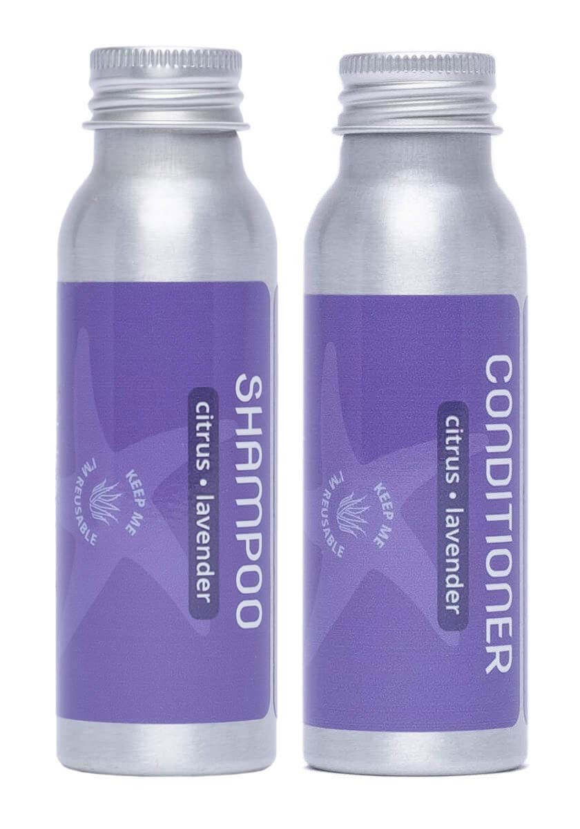 Travel Size Shampoo and Conditioner Citrus Lavender 2