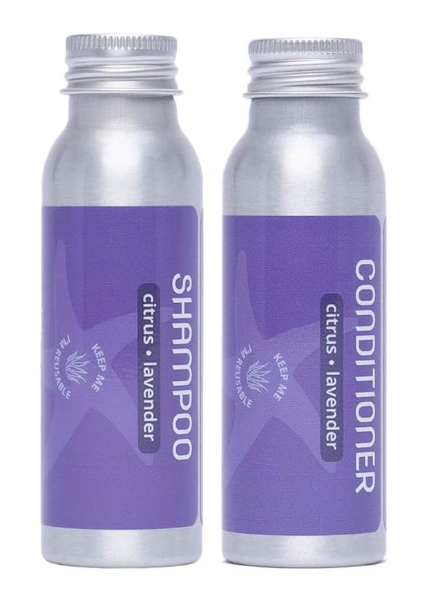 Travel Size Shampoo and Conditioner Citrus Lavender 2