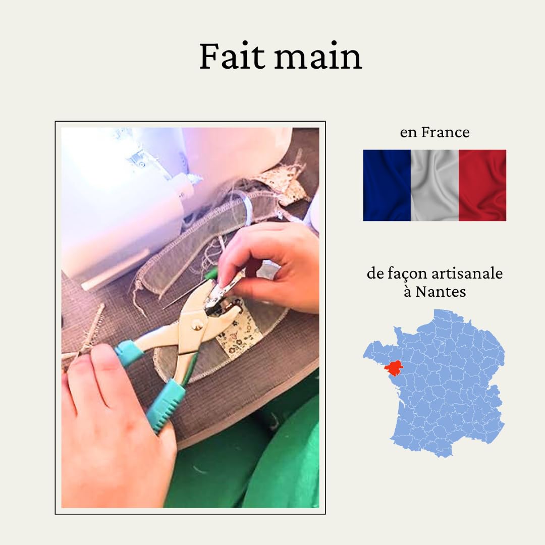 Lot de 5 Protège-Slips Lavables 100% Coton (XS) | Fait Main en France