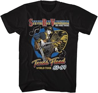 American Classics Stevie Ray Vaughan Texas Flood World Tour 83-84 T Shirt