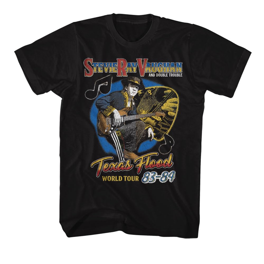 Stevie Ray Vaughan 1989 Tour Tシャツ 1989 Stevie Ray Vaughan Double Trouble In Step Tour Single
