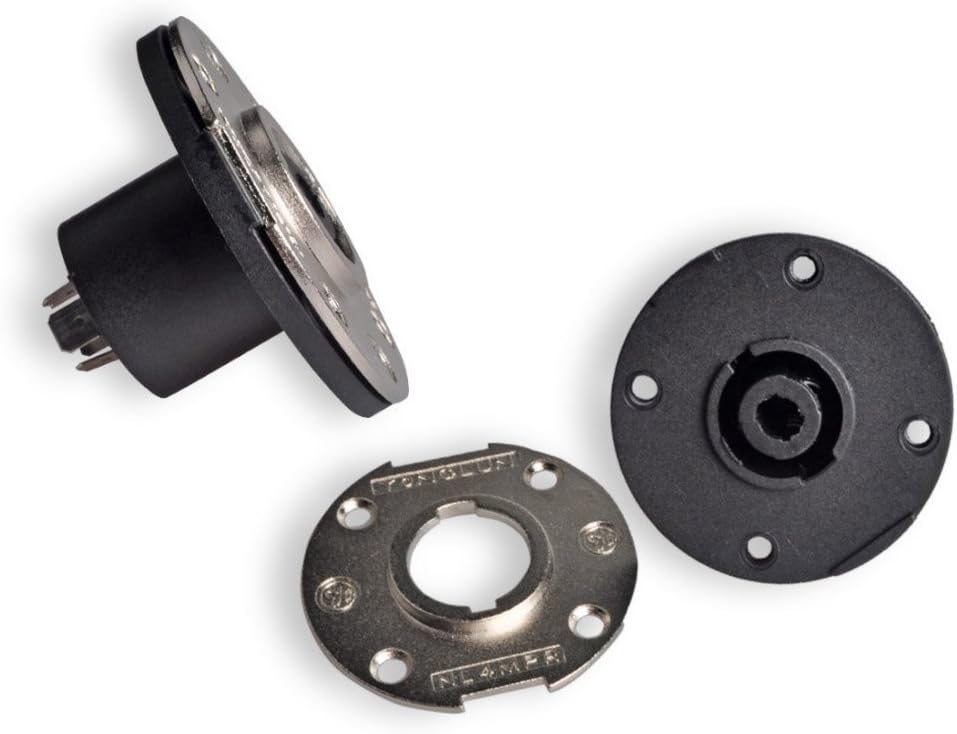 Conwork 2Pack Female Jack Panel Mount Socket Connector Audio Speaker