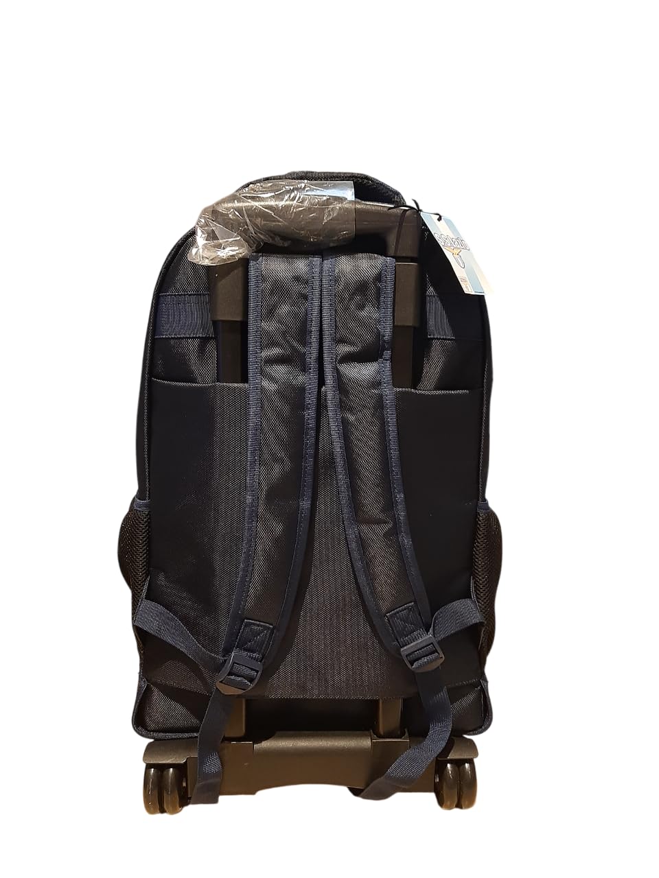 PRESTIGE & DELUXE Trolley zaino scuola Lazio Blu Triplo scomparto + astuccio 3 piani zip completo di cancelleria + 7 penne cancellabili e portachiave calcio