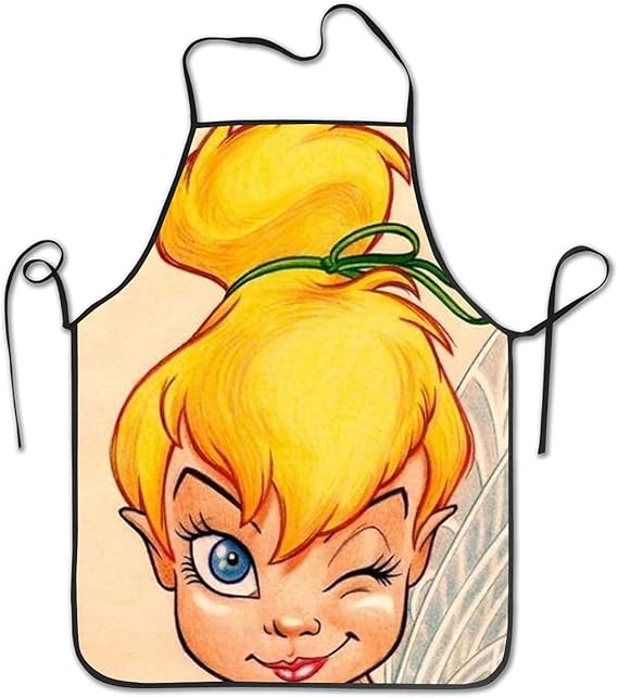 Custom ApronsTinkerbell and Fairy Unisex Kitchen Bib Apron with