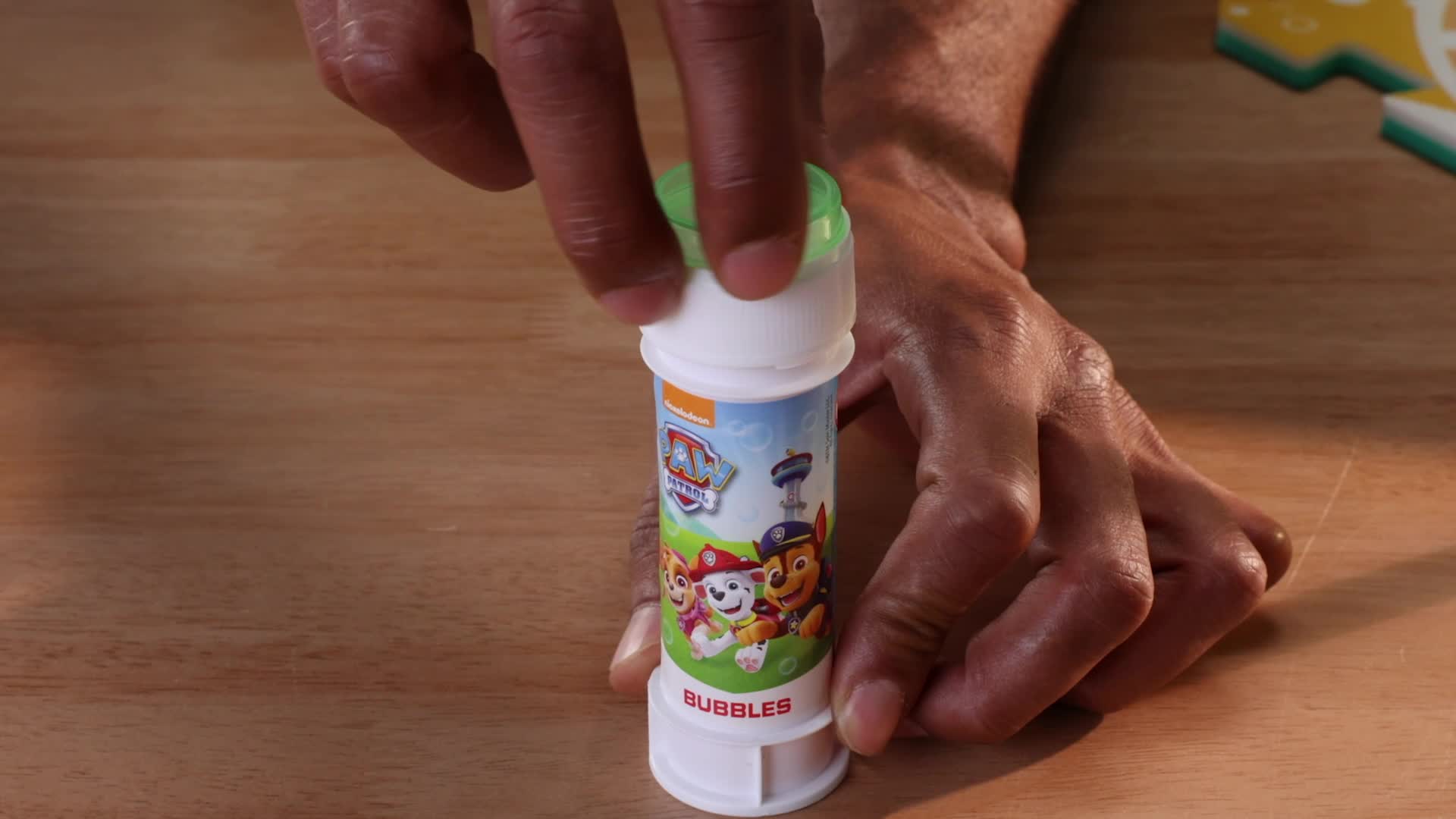 Dulcop – Tube De Bulles De Savon Paw Patrol – 60 Ml – Fabriqué En Italie – Dès 3 Ans – Labyrinthe Sur Le Bouchon – Cadeau