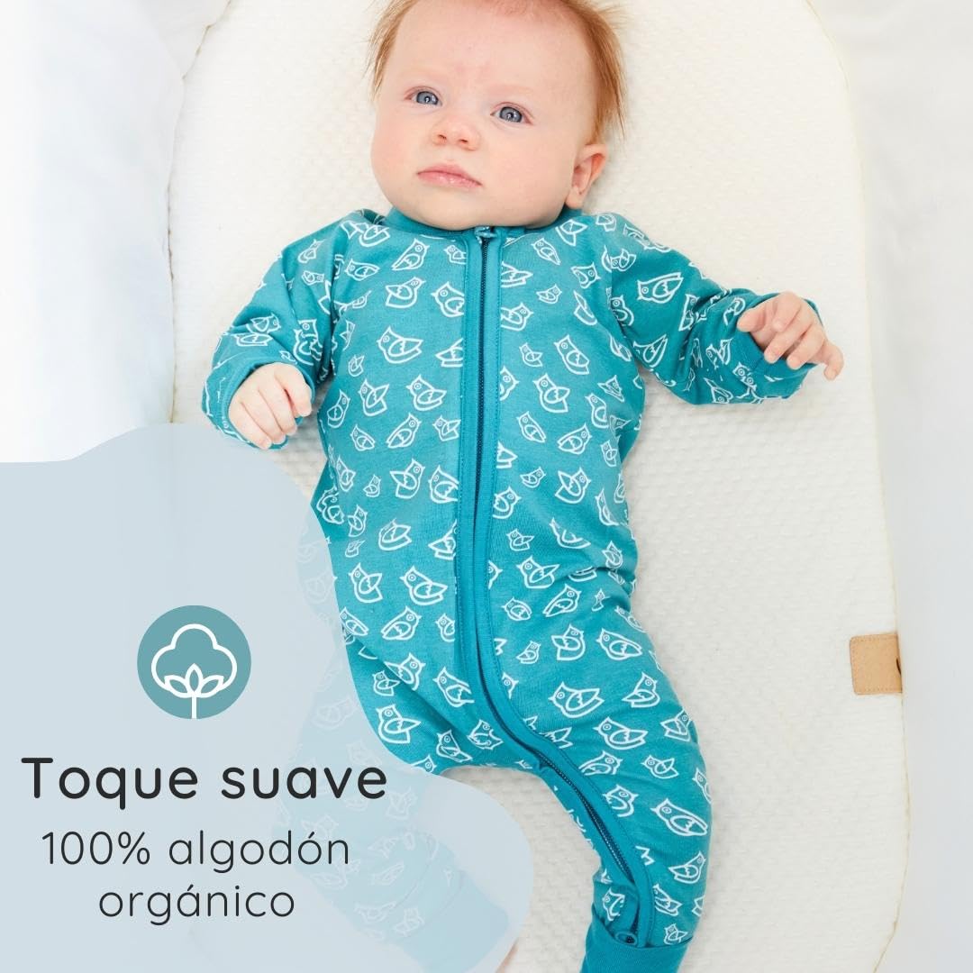 Bramble & Bear Pijama Bebé Niño y Niña (Packs de 2) - Algodón Orgánico. Pijamas Enteros para Bebés Supersuaves — view 2