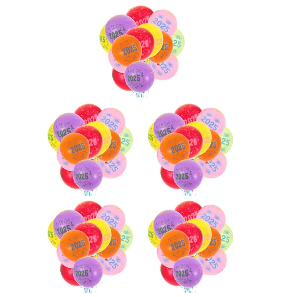 Toddmomy 500 Pezzi Palloncini per Feste di Capodanno 12 Pollici in Lattice