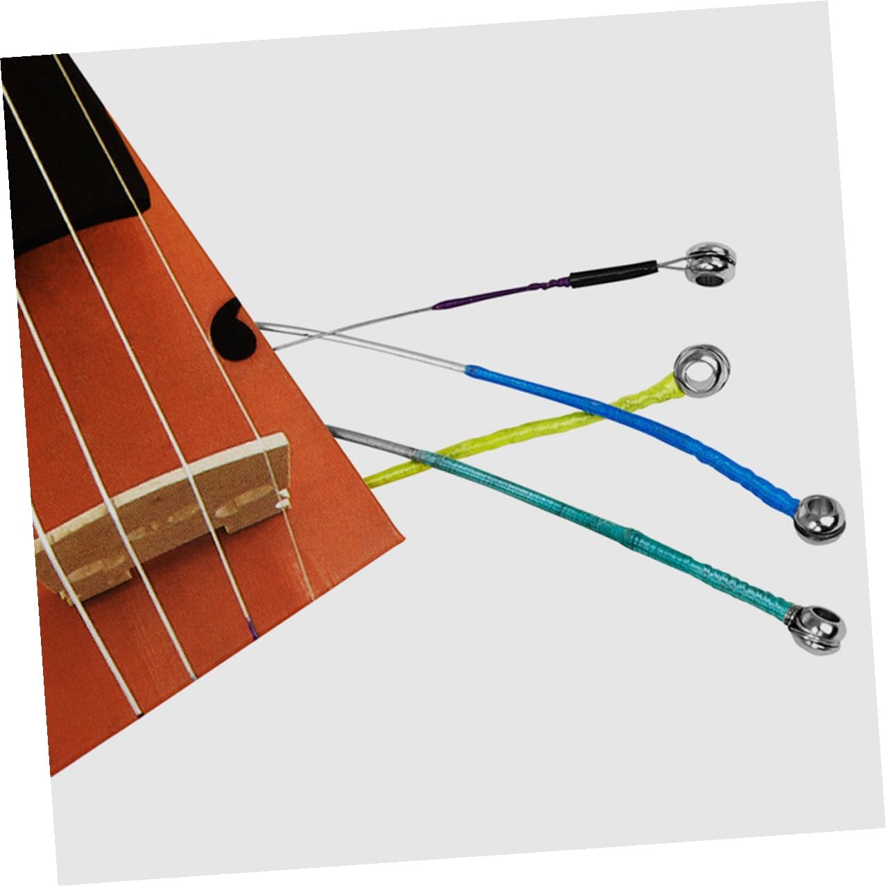 BESPORTBLE 4pcs Violin Replacement Strings Set Violin Strings for Learners and Players Sweet Resonant Sound Fit
