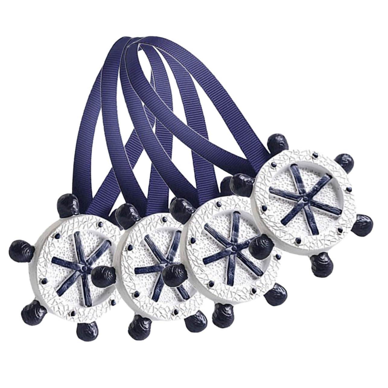 Alzapaños Magnéticos Estilo Mediterráneo para Cortinas Hebilla Elegante y Pinzas para Cortinas Ideales para Ambiente de Fiesta Verano
