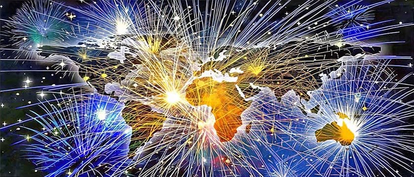 JISHSHAY Diamond Painting Grand Format 110×50cm Planisphere Peinture Diamant Painting Diamond Art ‌Feu D'Artifice‌ Broderie Diamant Puzzle Point de Croix...