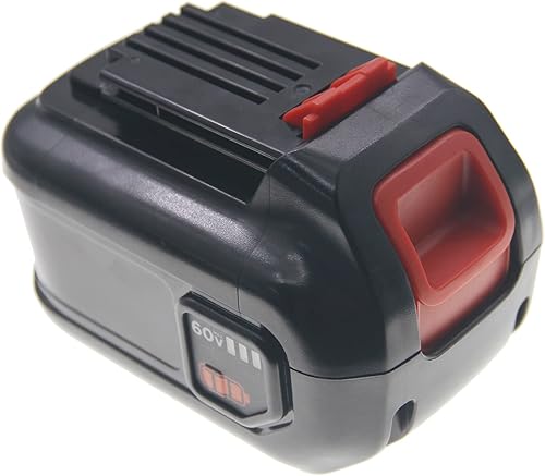 Miniatura 3 de Batería de iones de litio de 3000 mAh compatible con Black and Decker de 60 V LBX1560 LBX2560 LHT360 LST560 LSW60C CM2060C LBX1560 LBX2560