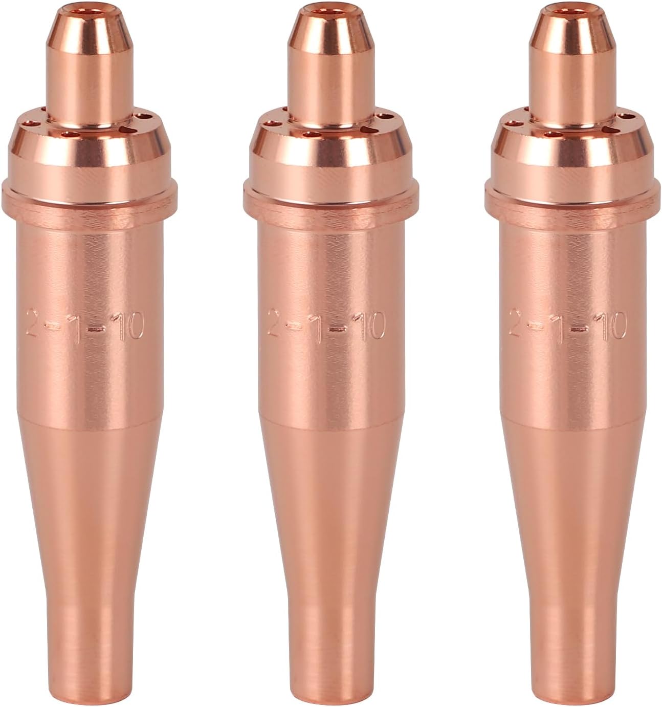 2-1-101 Acetylene Cutting Torch Tip-Compatible with V-Style Medium Duty Torch,3PCS (2-1-101 3PCS)