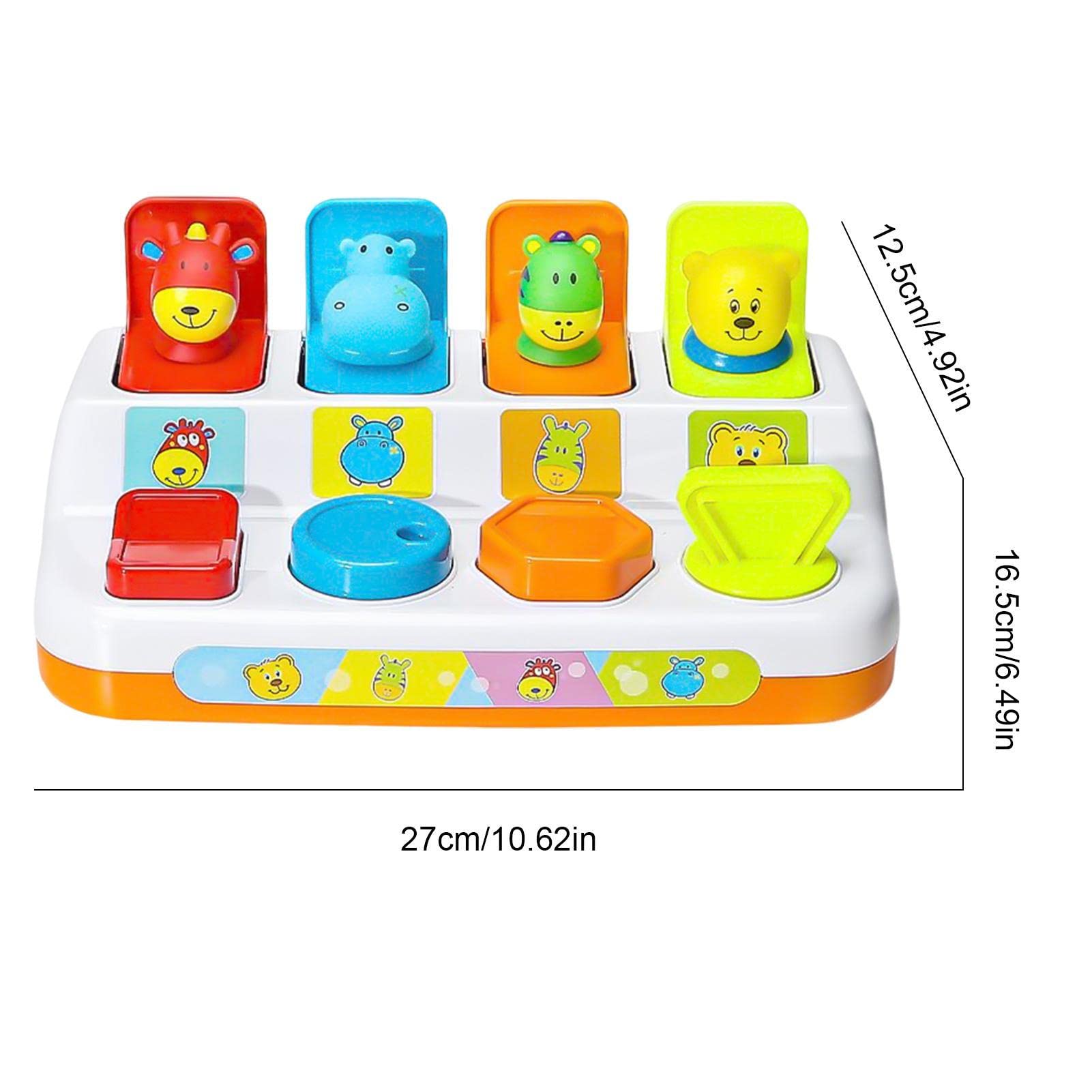 Brinquedo Pop - Peek-a-Boo Toy para crianças,centro atividades