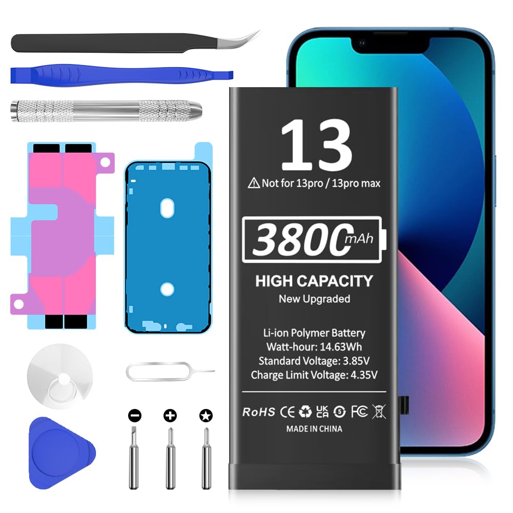 BATTERIE POUR IPHONE 13 PRO MAX INTERNE NEUVE DE REMPLACEMENT AVEC OUTILS