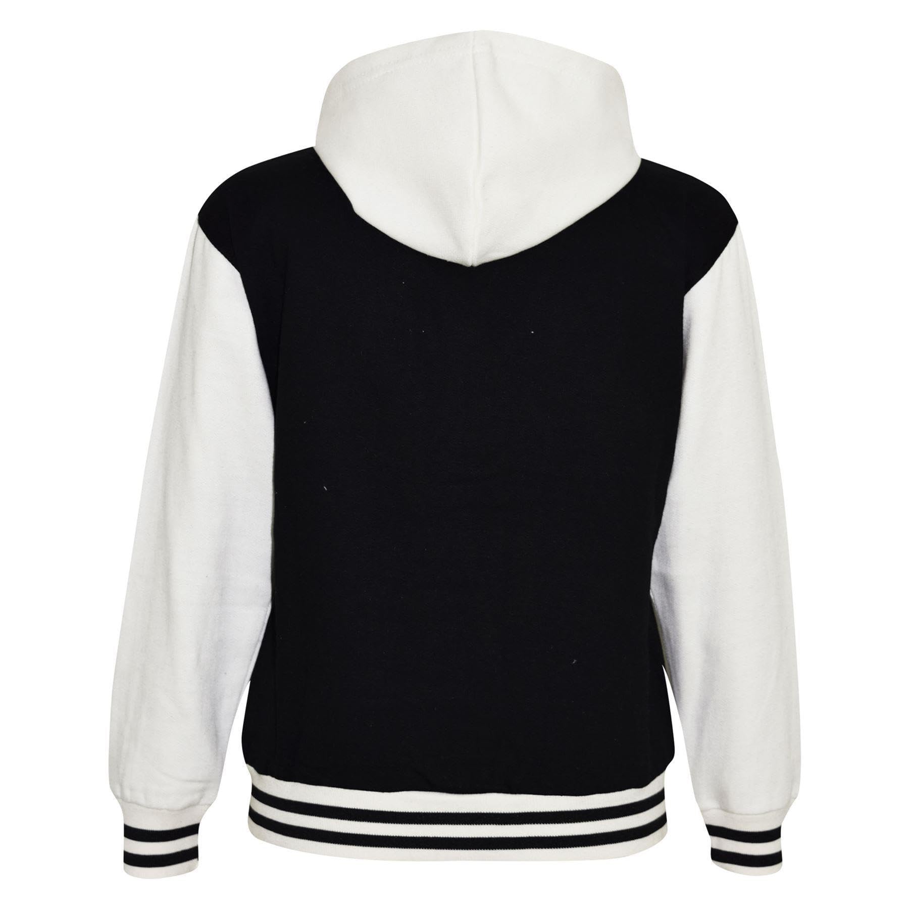 A2Z 4 Kids Baseball Trainingsanzug B.B Kapuzenpullover Mit Joggerinnen R Mode FOX Kontrast Jacke Varsity Stil Mantel Lange Sport Aktivbekleidung Outfit Set Für Kinder Mädchen Jungen Alter 2-13 Jahre