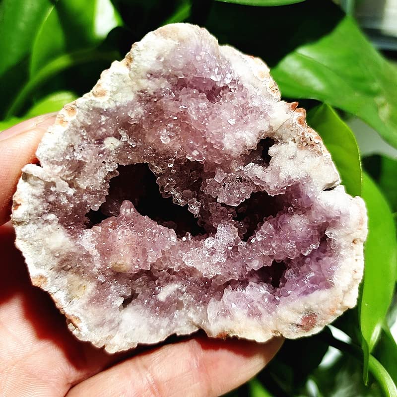 ピンクアメジスト　水晶　キラキラ　ジオード　G 透明感が綺麗なのも好きだけど…こっちも好き！ - 石の音ブログ