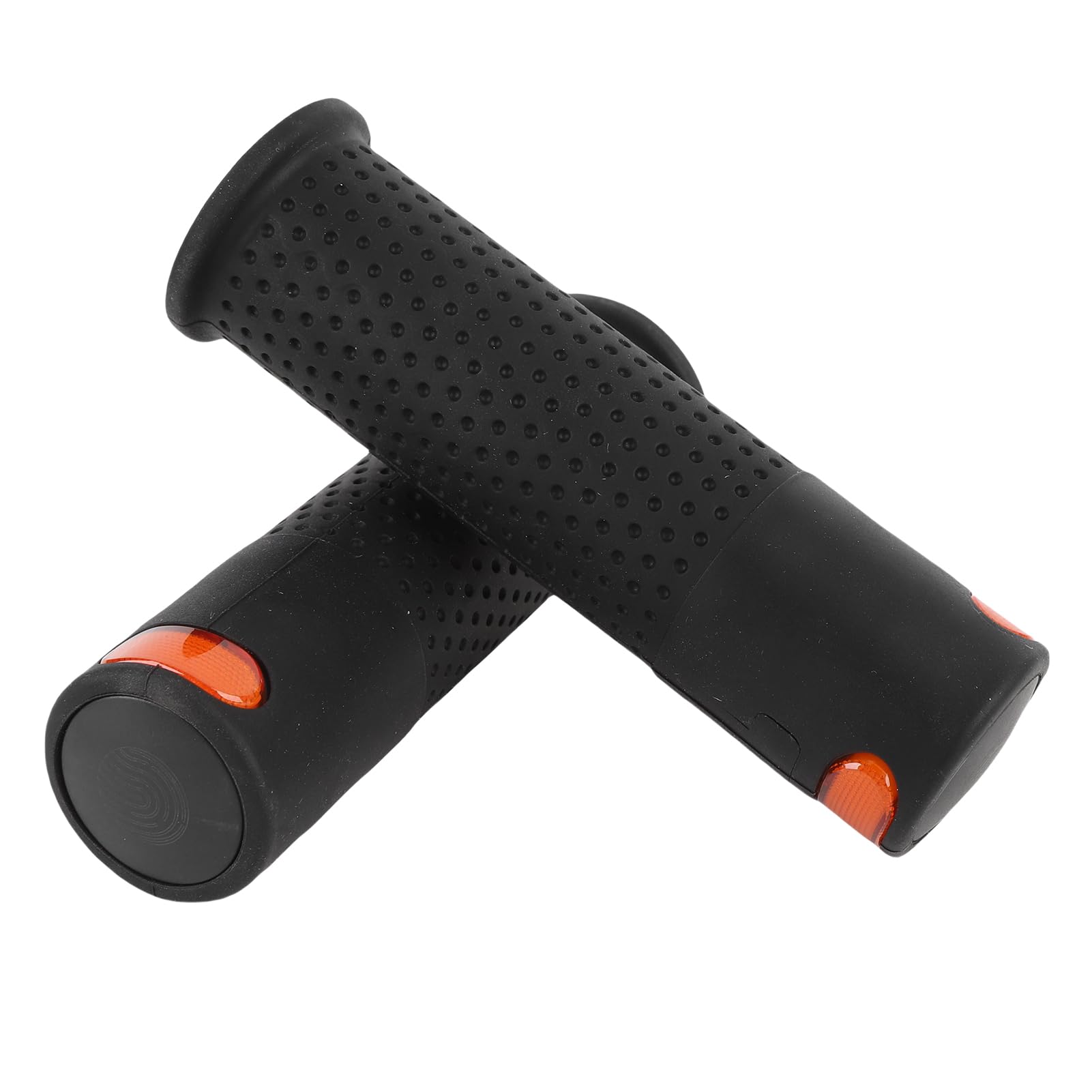 Fabater Clignotant pour scooter électrique, télécommande sans fil, meilleure visibilité la nuit, poignées de guidon en caoutchouc antidérapantes, clignotants de vélo, pour scooter, rechargeable