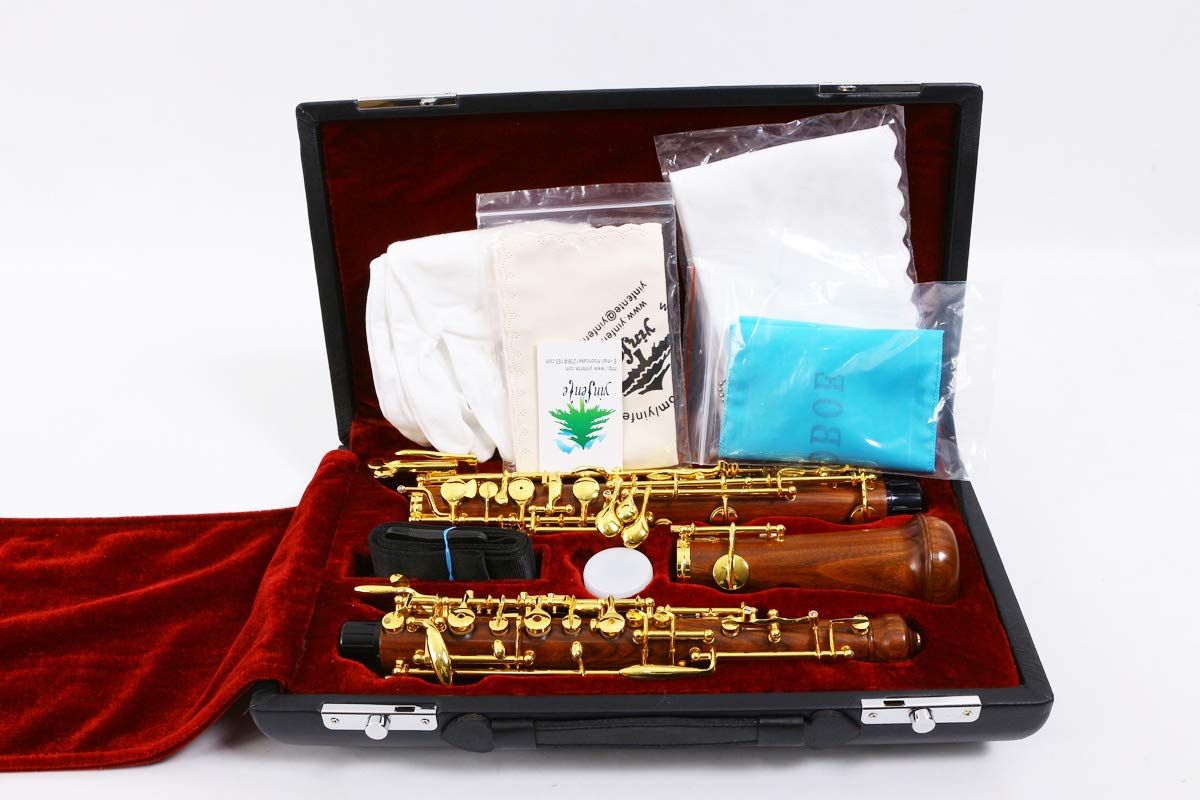 Amazon.com: Yinfente Professional Oboe Gold Plated Rosewood C Key