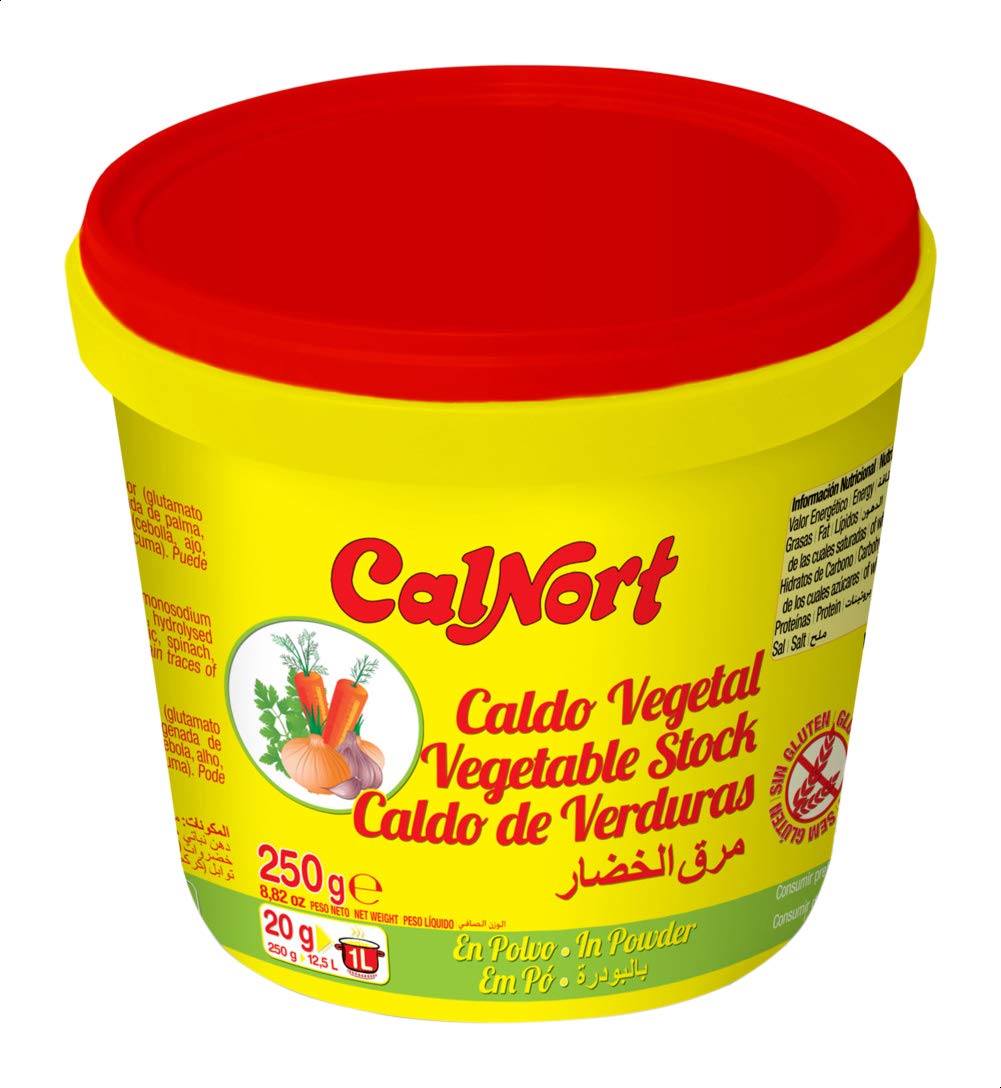 Calnort Vegetable Bouillon Powder Stock, 8.82 oz ℮ 250 g