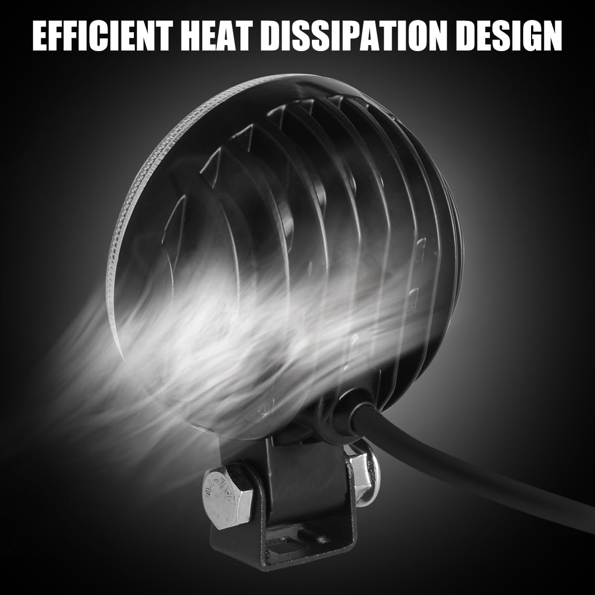 Led Pod light Bar Spot Lights 12V Round 3 inch 30W Driving Fog Reverse Backup Offroad Lights Headlights For Trucks Off Road ATV UTV Golf Cart Tralier Motorcycle Pickup Tractor Marine Boat 2-Pack