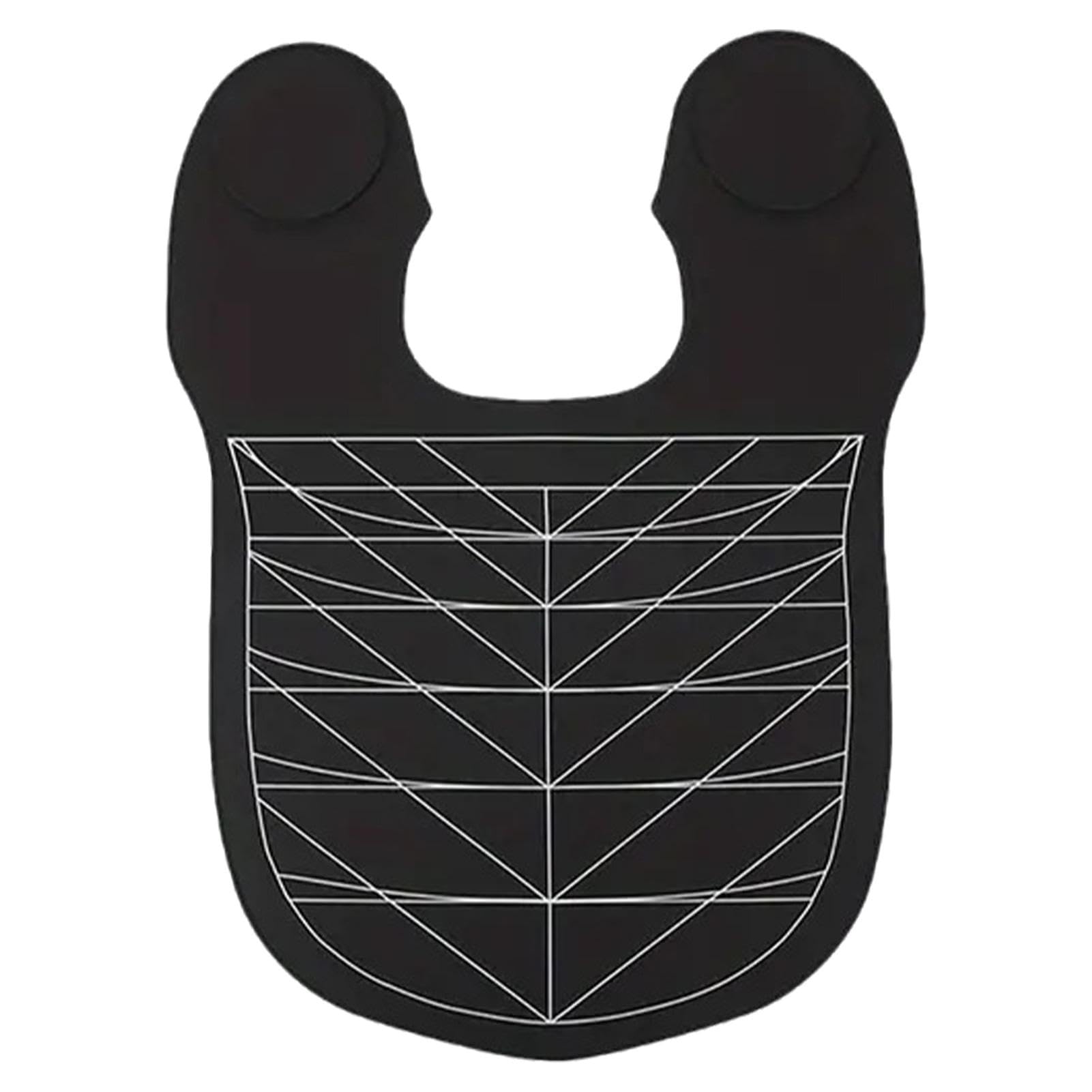 Capa de corte de pelo | Collar de silicona impermeable para corte de cabello, collar de tinte para el cabello, almohadilla de corte de pelo para estilista de peluquería, herramientas de corte de