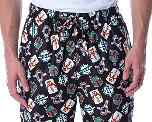Star Wars Men's Boba Fett Pajama Pants Loungewear Sleep Bottoms Pants3