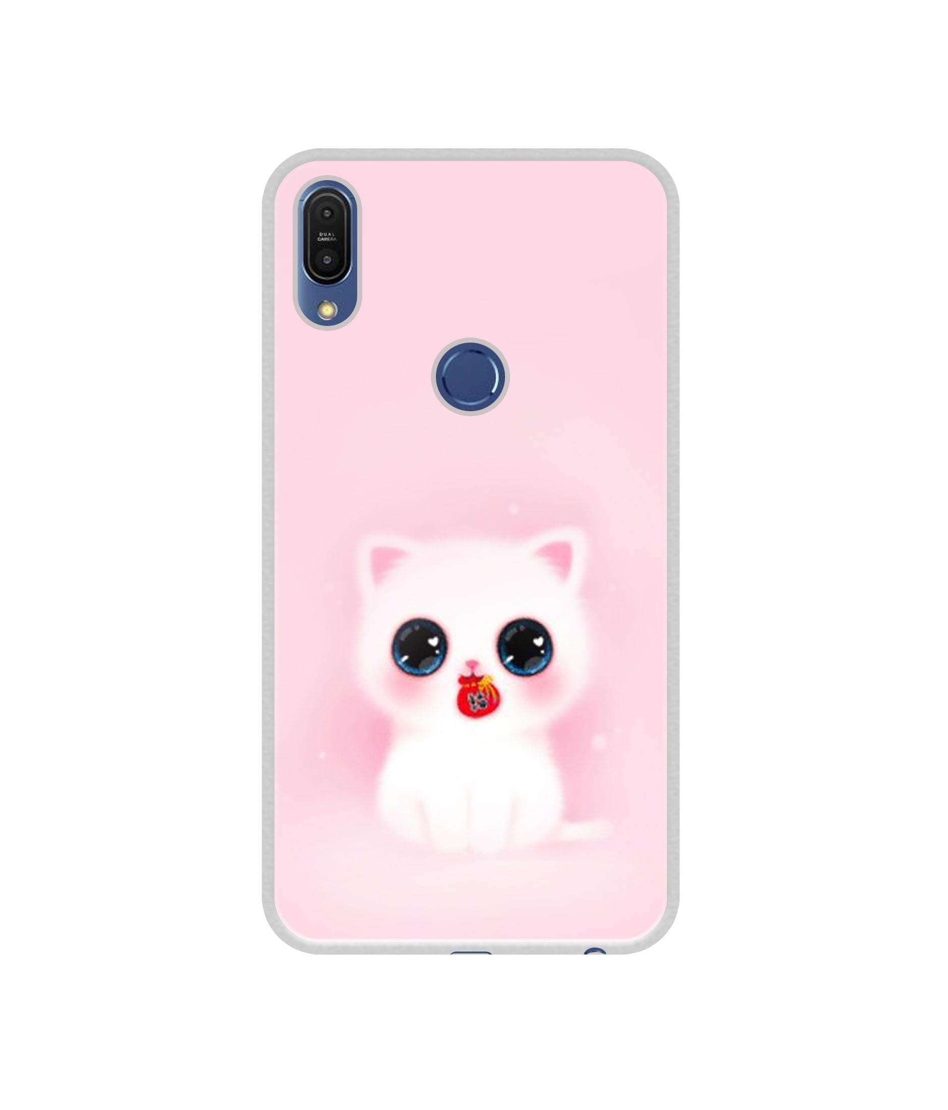 Amazon Brand - Solimo Designer Kitty UV Printed Soft Back Case Mobile Cover for Asus Zenfone Max Pro (M1) ZB601KL (B0853WVPKD) Amazon Price History, Amazon Price Tracker