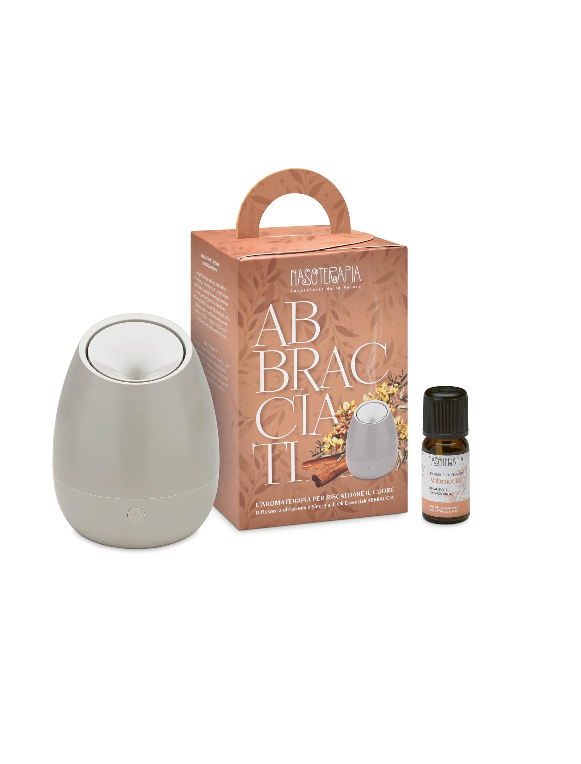 Kit Abbracciati - Diffusore a Ultrasuoni Bloom + Sinergia di Oli Essenziali Abbraccia