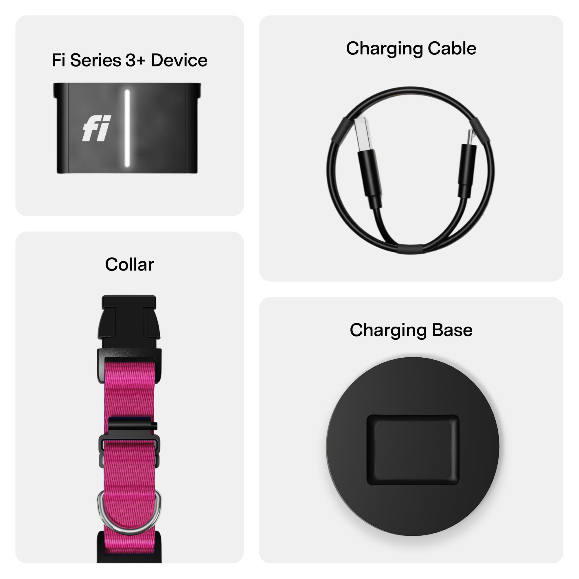 New Fi Series 3+ Smart Dog Tracker Collar [6 Month Membership Included] GPS Tracker for Dogs with Health & Behavior Monitoring, Escape Alerts, Waterproof, LED, Apple Watch Compatible (Pink, Medium) - image 5