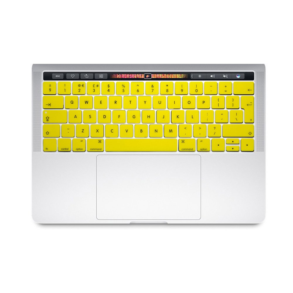 Se7enline Compatible with Macbook Keyboard Cover Skin for Mac Neo & Air 13/15 & Pro 14/16 inch (M5 M4 M3 M2 M1 A18 Pro) 2026/2025/2024/2023/2022/2021 Silicone Waterproof Dustproof EU Layout,Black — view 63