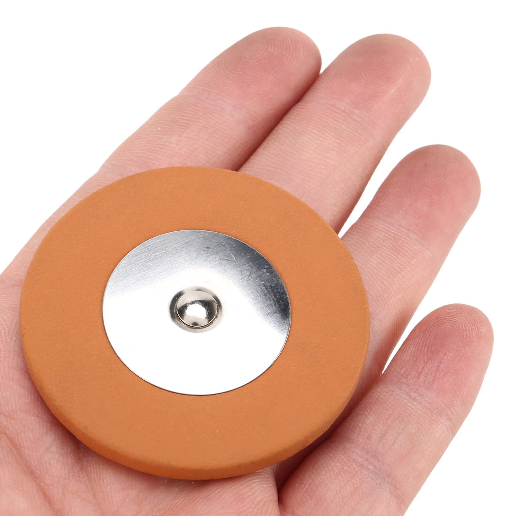 Lot de 25 tampons de saxophone ténor en cuir professionnels Orange Sax Pads de remplacement pour instruments de musique à vent Pièces et accessoires