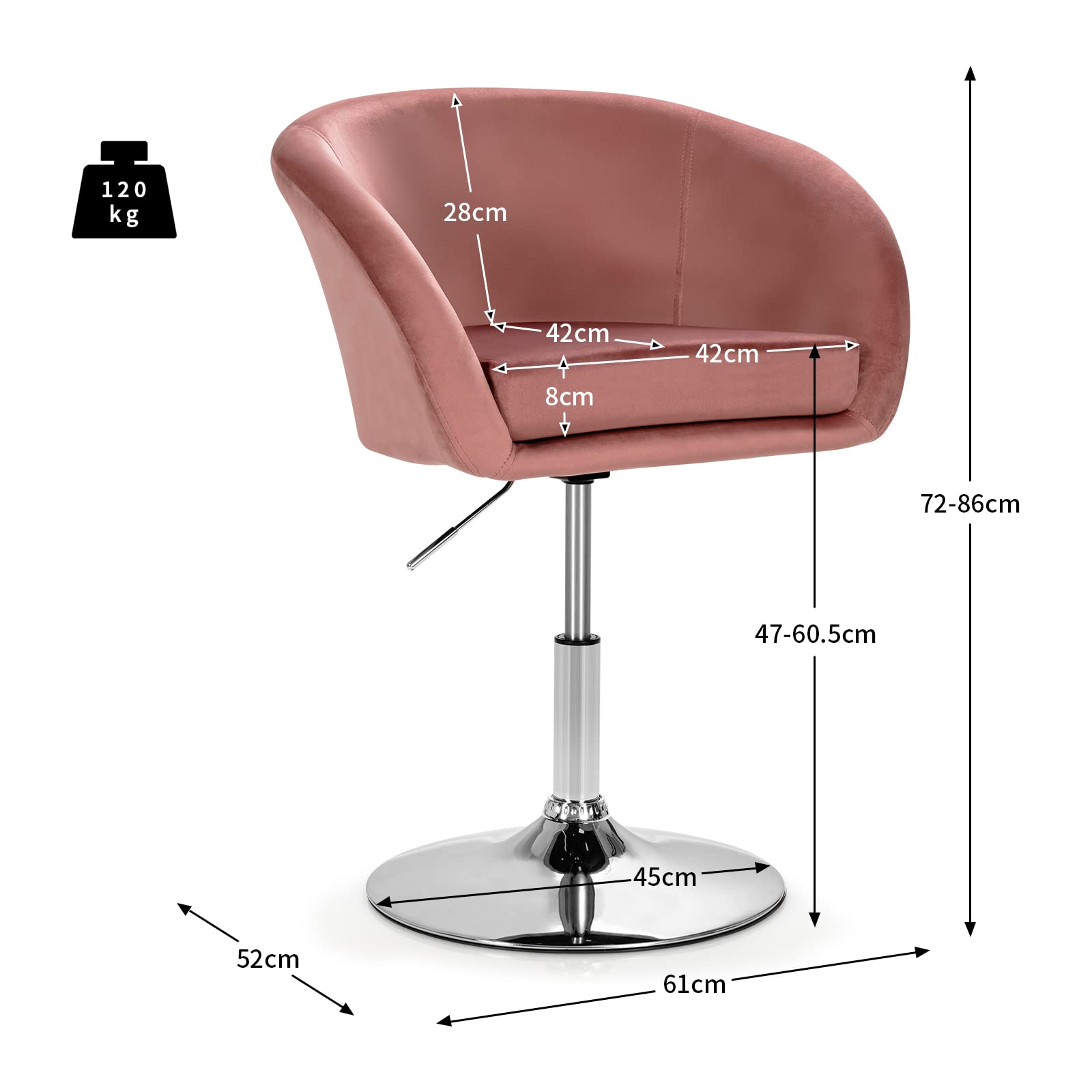 Sgabello Cucina Regolabile In Altezza GIANTEX Set Di 2 Sgabelli Da Bar