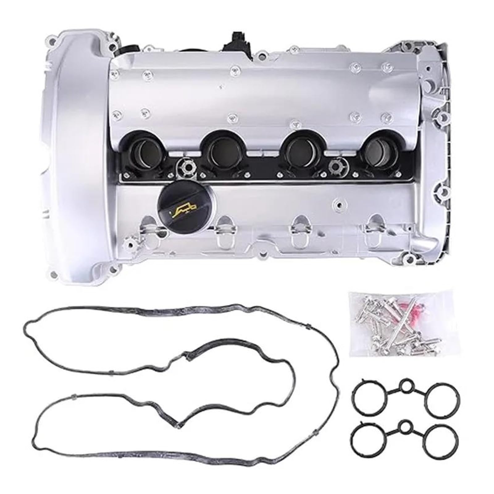Guarnizione Coperchio Punterie Coperchio Valvola Motore In Alluminio Con Guarnizione 11127646555 11127585907 Per Mini Cooper Per JCW R55 R56 R57 R58 R59 N14 1.6L 07-12
