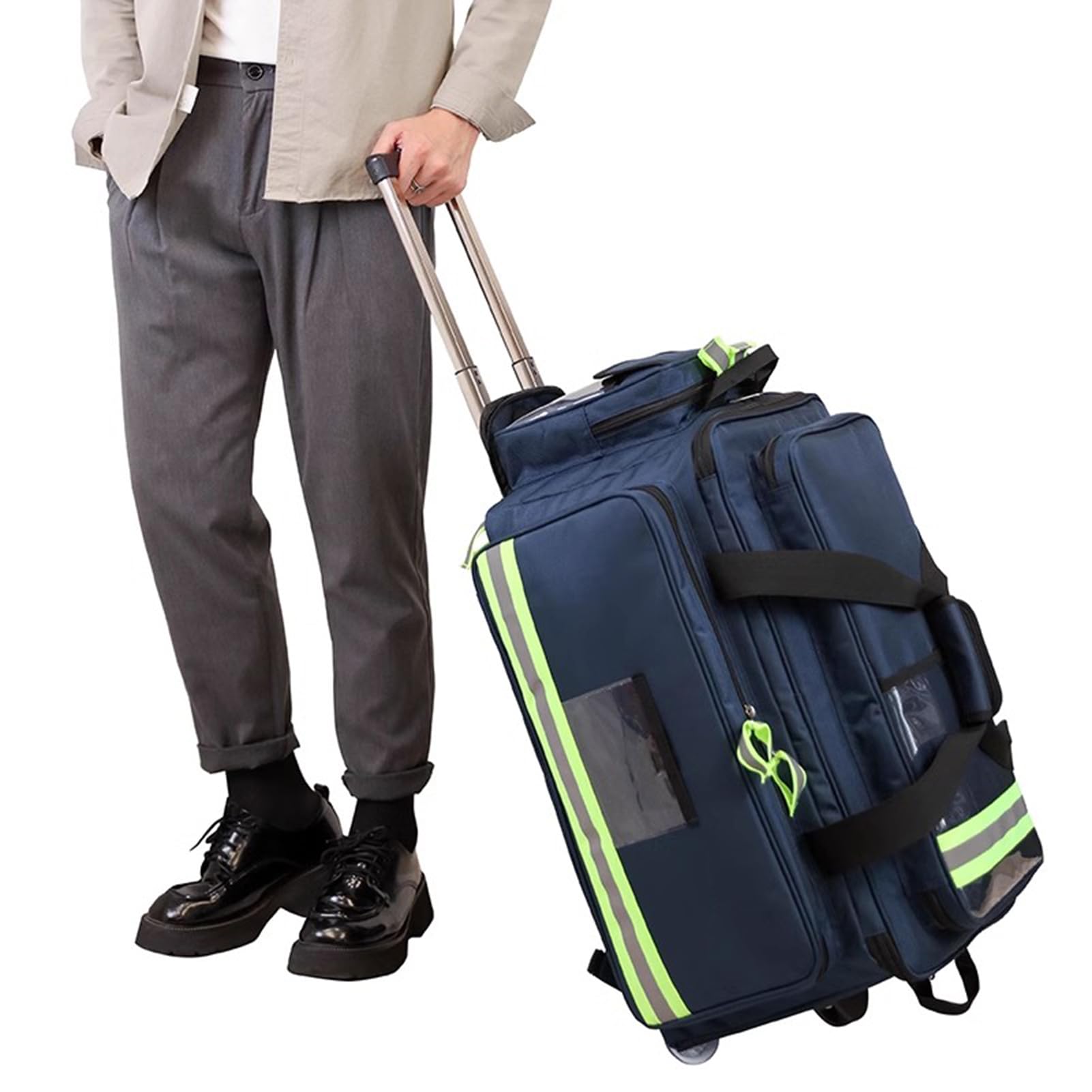 Trousse De Premiers Secours Vide, Trousse De Premiers Soins Professionnelle, Sac Premier Soins Pour Secouristes Avec Poches Latérales Détachable Pour Domicile, Soins Communautaires (Sac Vide)