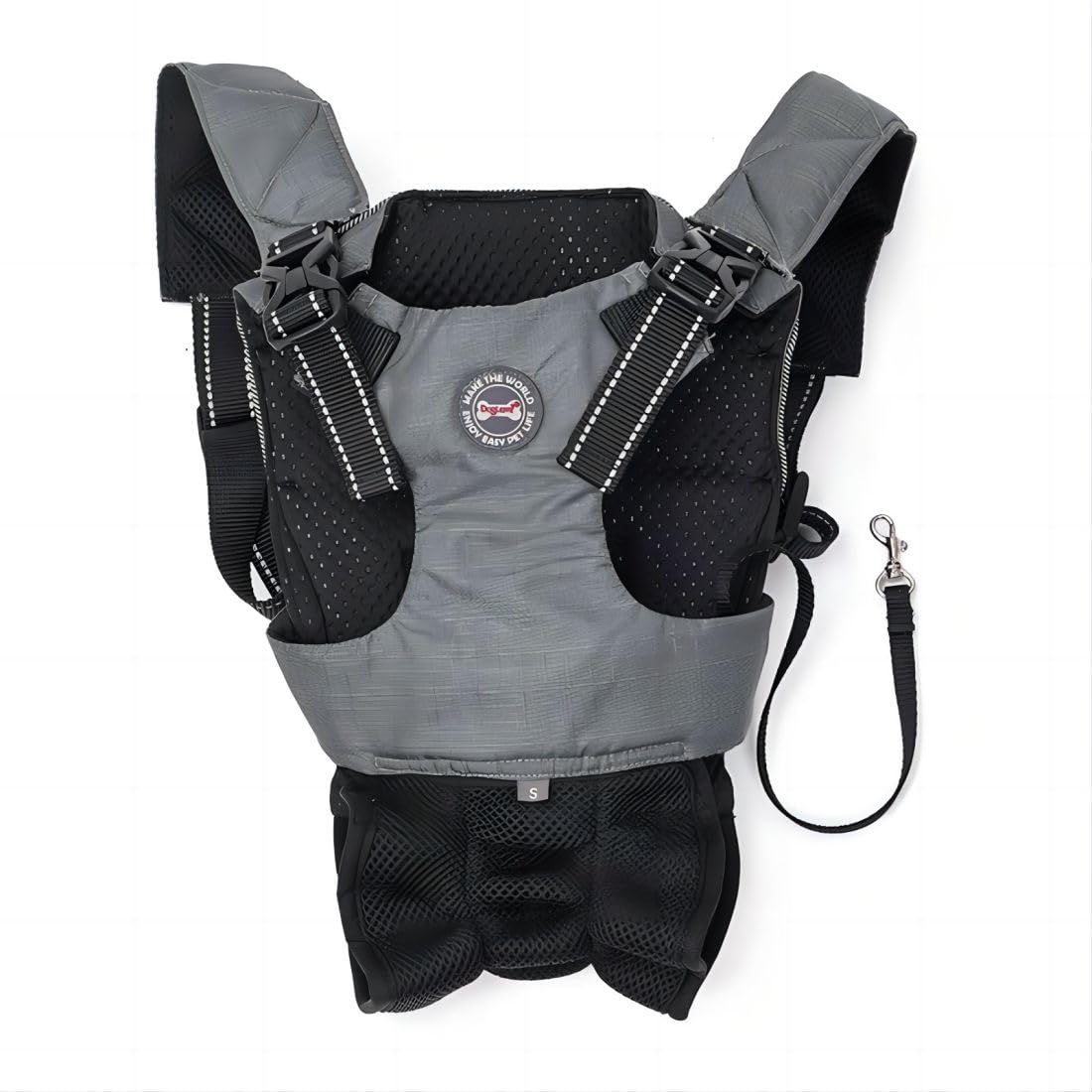 FUNAT Pet Outgoing Bag, Cat Backpack Portable Chest Bag, Dog Going Out Backpack, Pet Dog Travel Backpack for Walking Hiking Bike