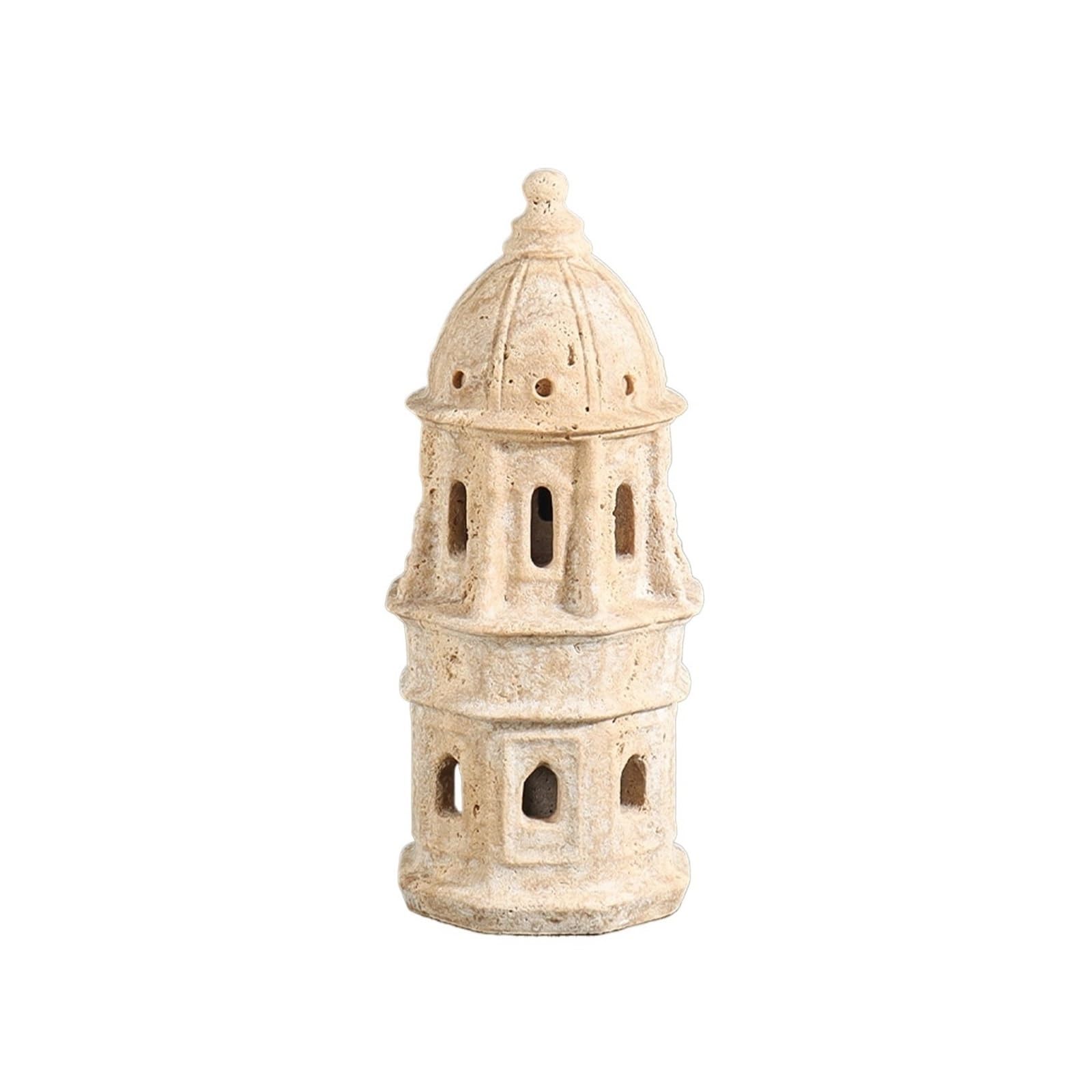 FZL02068LM Sculpture Medieval-style Architectural Sculptures Luxury Style Study/Office Display Art Decorative Items Decor(Medium)