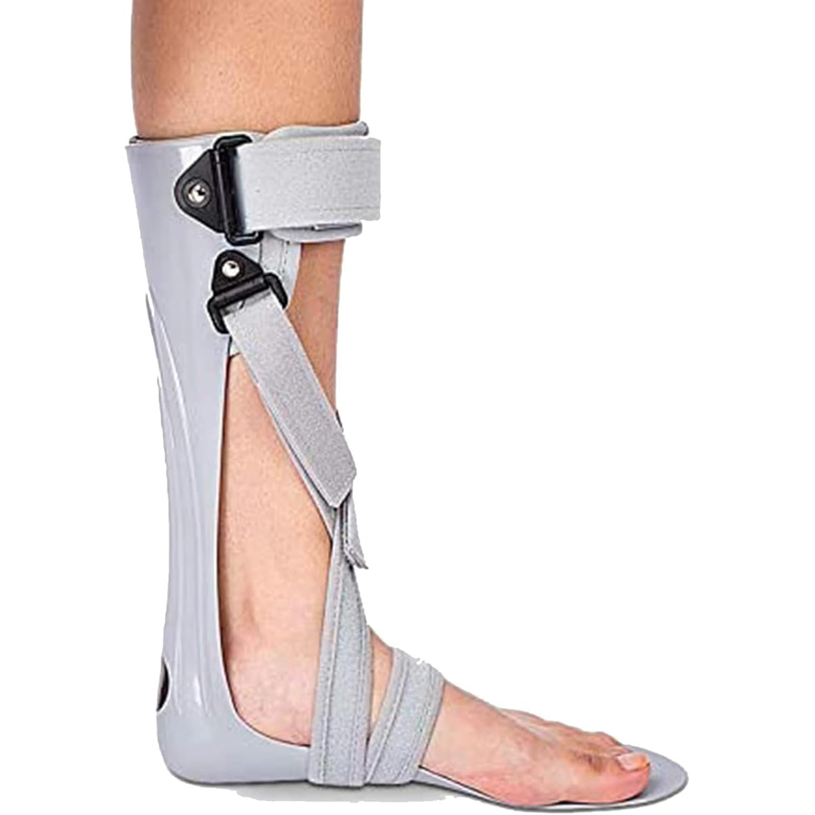 Attelle de pied tombant avec support de marche amélioré