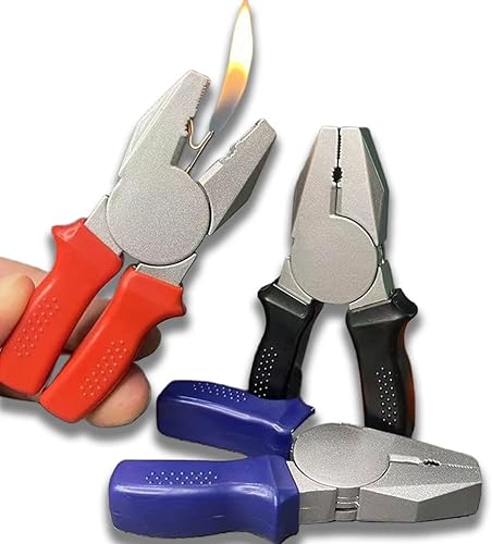 Miniatura 5 de Encendedores de butano, diseño creativo, encendedor novedoso, recargable y ajustable, regalo para hombres (gas no incluido)