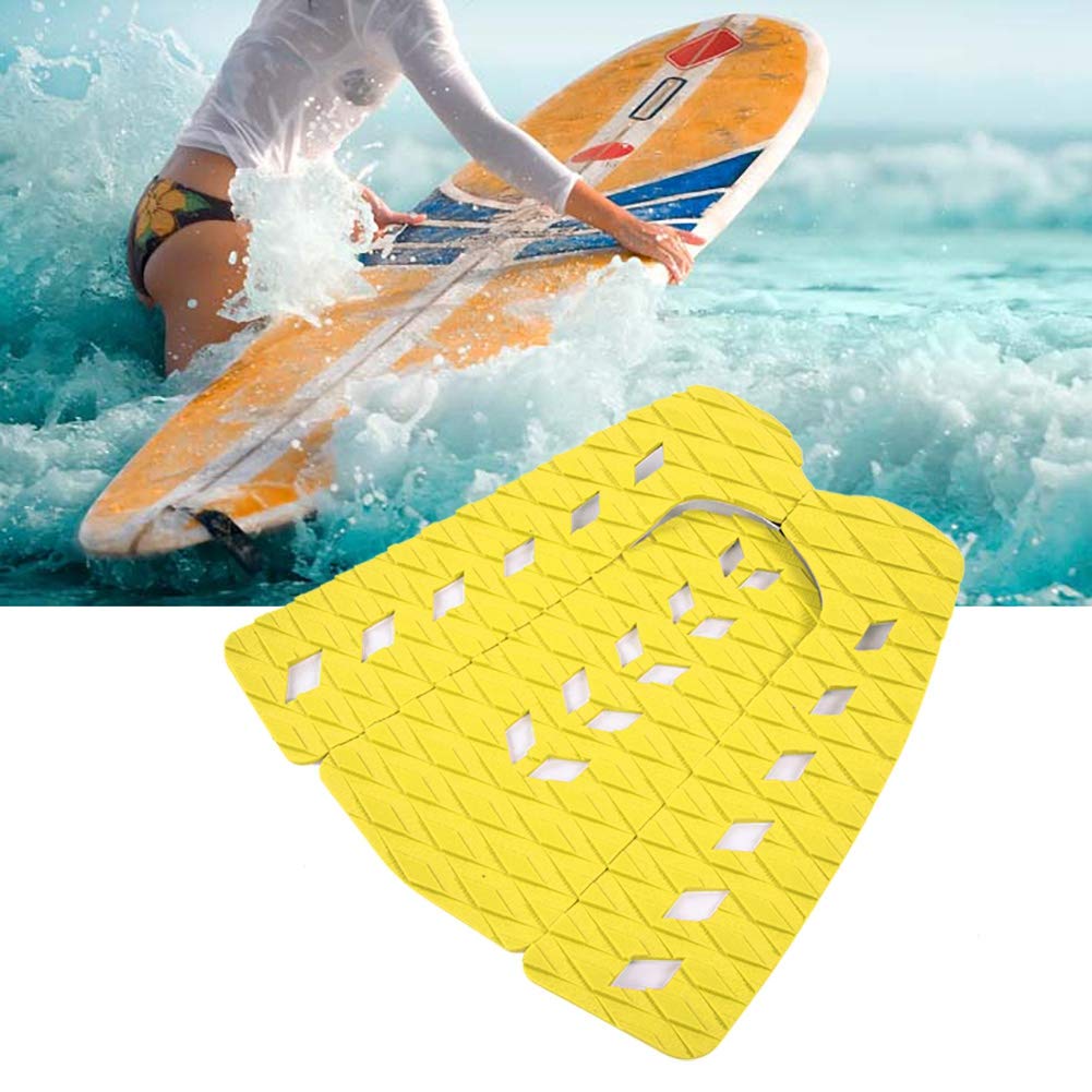Tbest Almohadilla Antideslizante para Tabla de Skimboard, Almohadilla de EVA con Agujeros, Ligera, Porttil, Buena Elasticidad, Adecuada para Tabla de Surf, Corta, Larga
