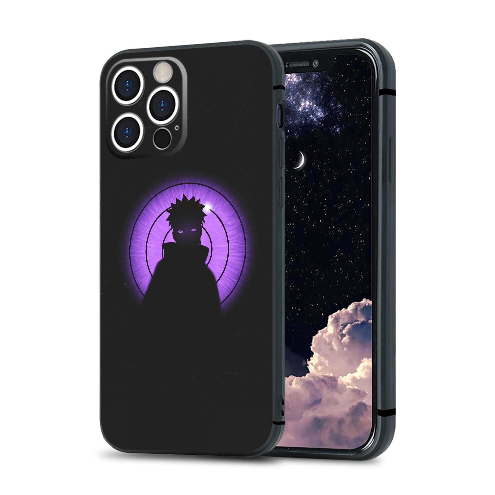 Amazon Com Pain Rinnegan Akatsuki Anime Cell Phone Cases Manga Shell Cover Matte Silicone For Iphone 12 Pro Max Cell Phones Accessories