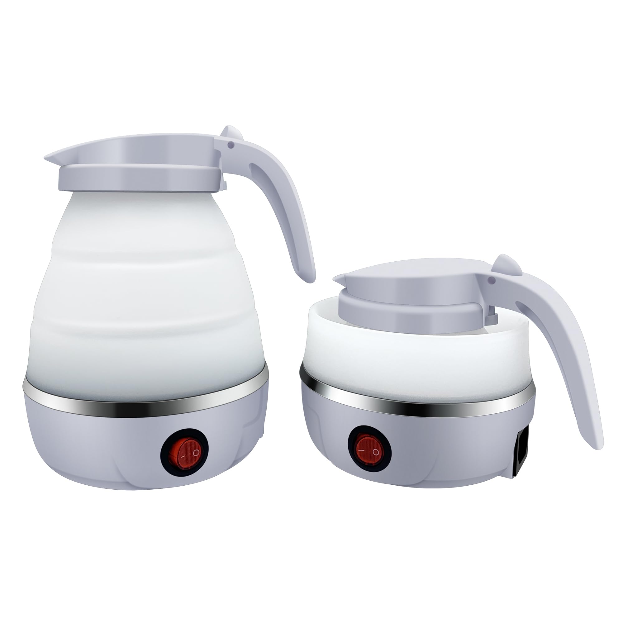 Photo 1 of 0.6L Small Travel Foldable Electric Kettle Collapsible Coffee Tea Kettle