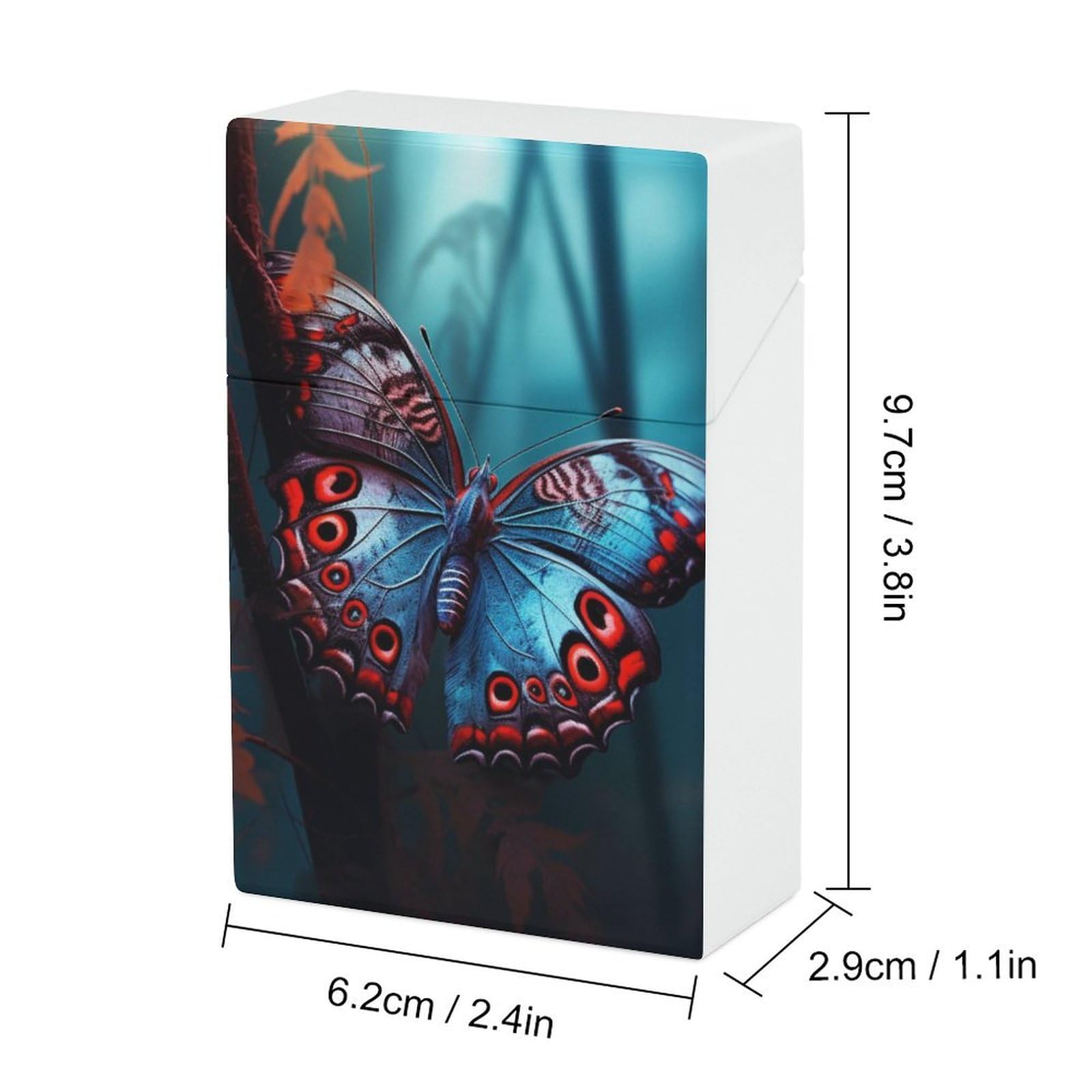 butterfly cigarette case Amazon.com: Butterfly Cigarette Case Waterproof Plastic Cigarette Box  Vintage Cigarette Cases for Men Women Small Funny Cigarette Holder for  Regular 85mm King Size 20 Capacity : Health & Household