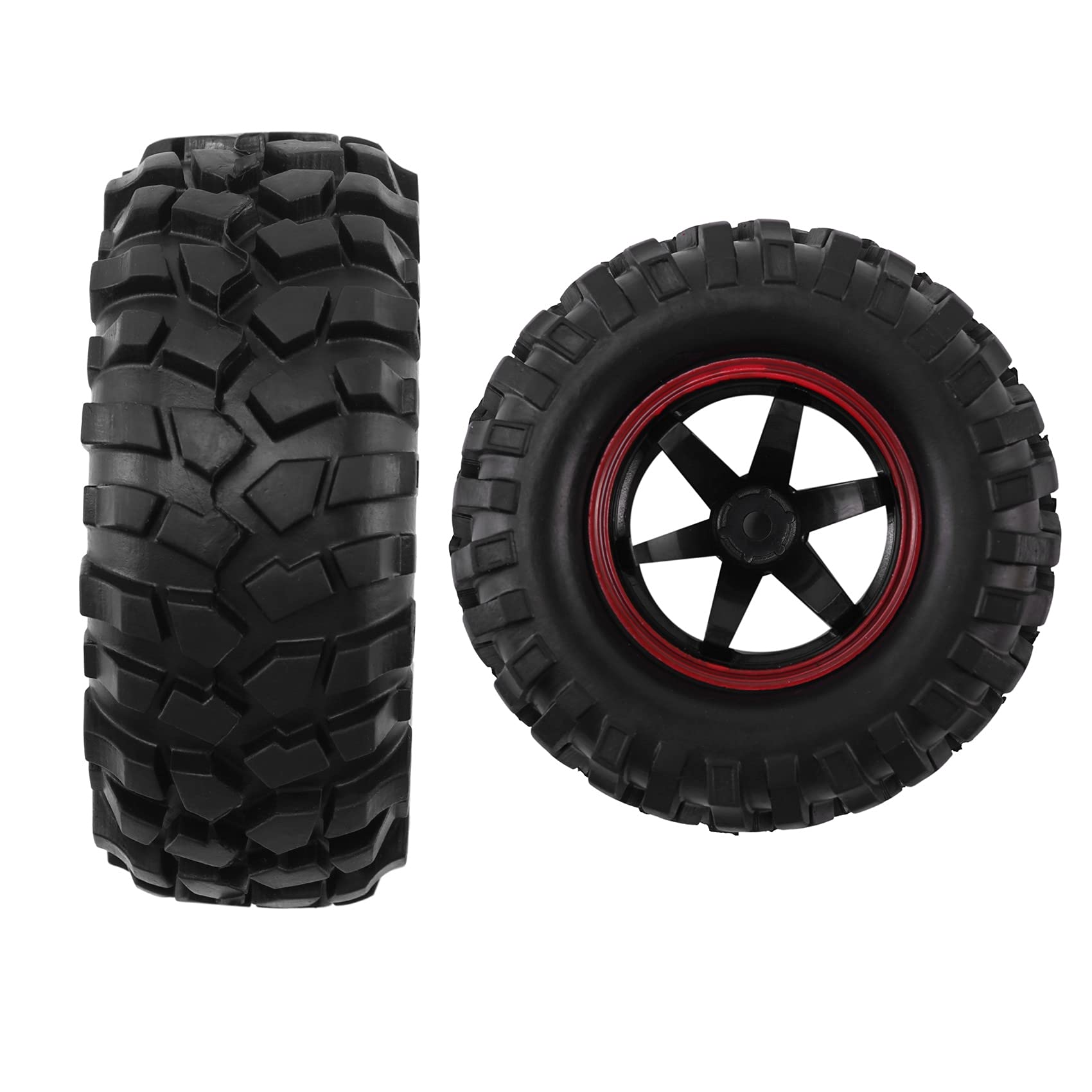 タミヤ　CC-01 タイヤ付き Amazon | ホイールタイヤ ゴムタイヤ ハブ付き4個 1/10スケールRC