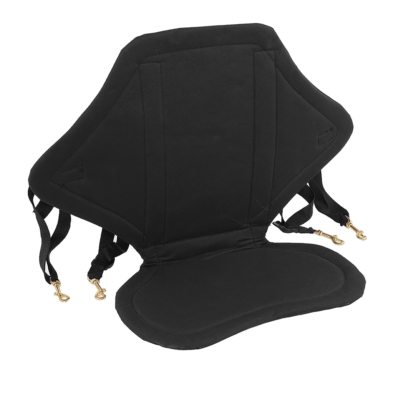 Asiento de kayak Asiento de respaldo de kayak Asiento de canoa Silla para tabla de Correas ajustables Asiento de kayak cómodo portátil con respaldo acolchado para tablas de surf de y cojines d