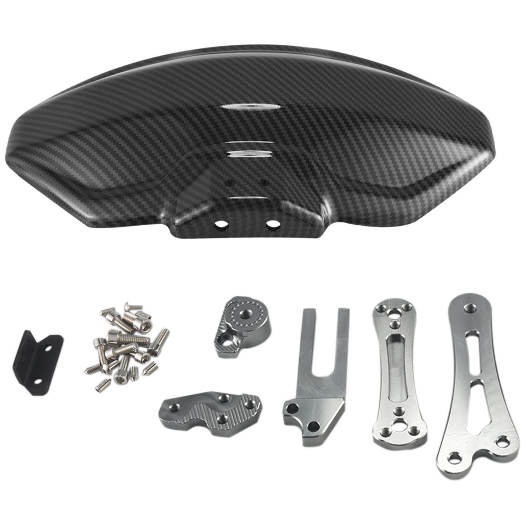 Garde-Boue Universel de Roue de Moto Garde-Boue de Pneu de Garde-Boue pour TMAX 530 GN125 Z900, B