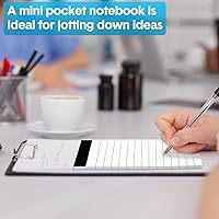 Vista 6 de PerKoop Paquete de 100 blocs de notas pequeños de 4 x 6 pulgadas, mini blocs de notas forrados con 30 hojas en cada bloc de notas para suministros