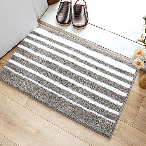Tapis de douche confortable et carpettes lavables en machine pour sol de salle de bain