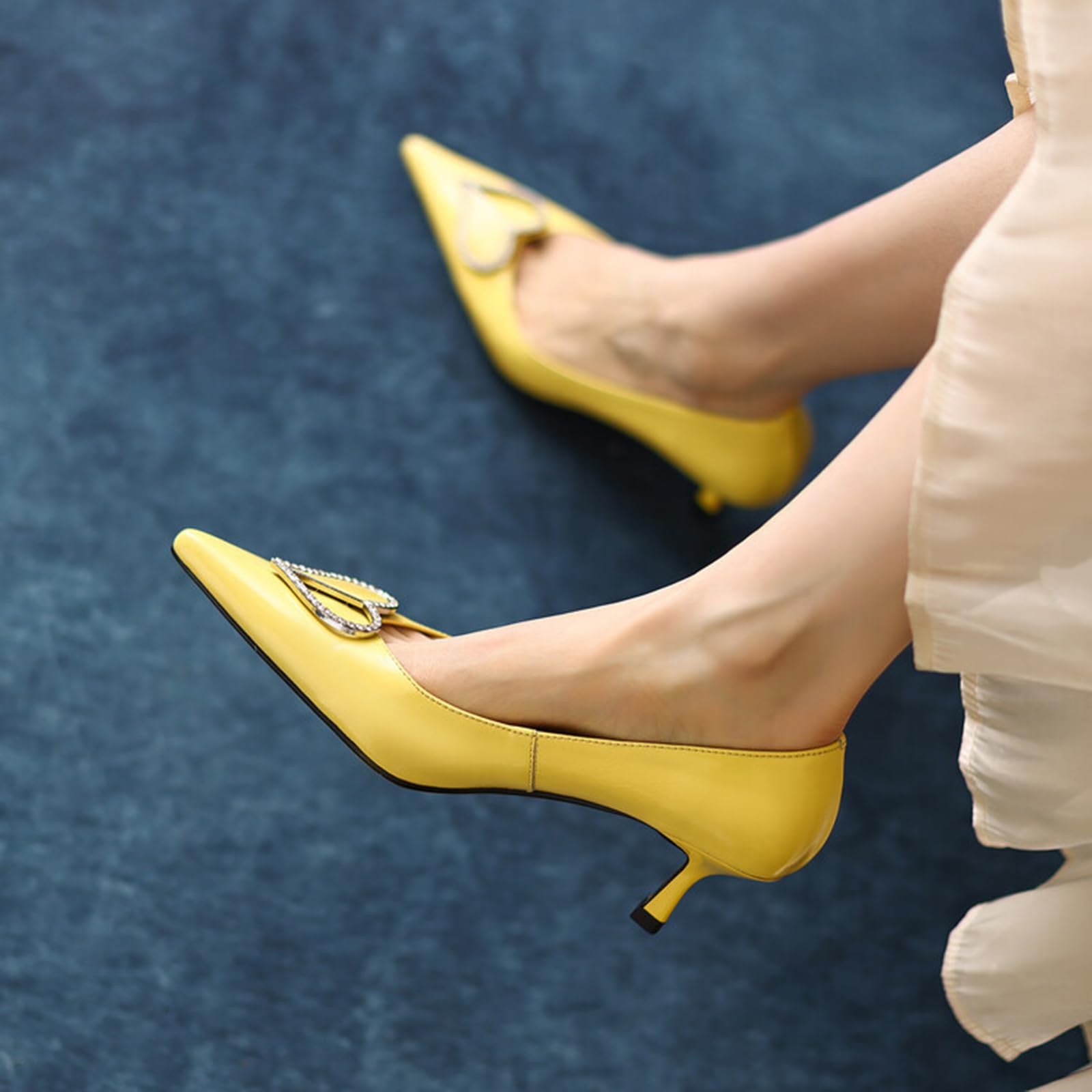 Tacchi Alti a Punta 5.5 CM Stiletto da Donna Abito da Sposa Party High Heels